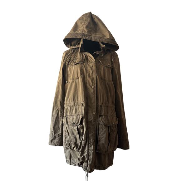 RESERVED Green Coat Parka Size 10 - Picture 1 of 8